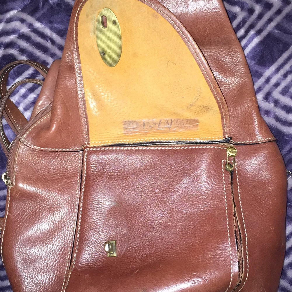 Leather backpack - Picture 6 of 8